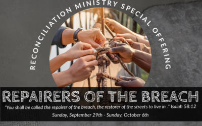 Reconciliation Ministry Special Offering